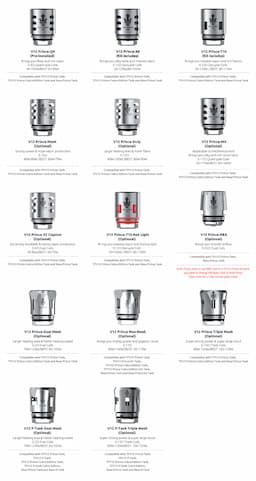 Smok TFV12 Prince Vape Coils